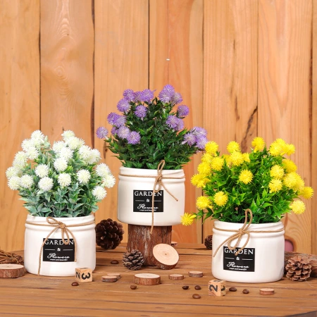 Nordic light luxury artificial plant ceramic artificial flower potted plants, living room desktop artificial flower decoration artificial green plant potted plants Nordic light luxury artificial plant ceramic artificial flower potted plants, living room desktop artificial flower decoration artificial green plant potted plants